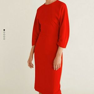 Mango Midi Modal Dress